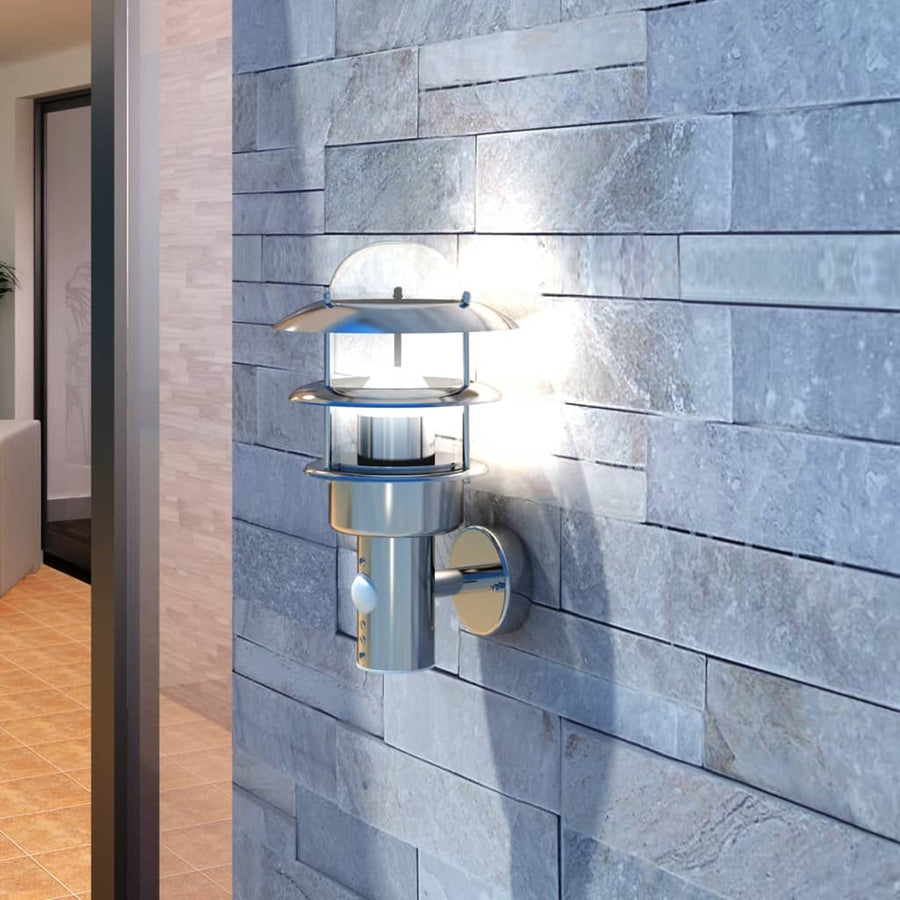 Buitenmuurlamp Met Bewegingssensor Rvs