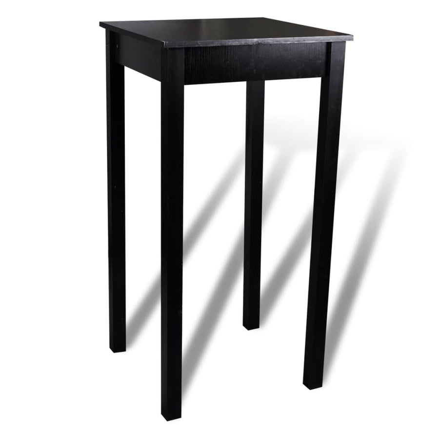 Bartafel Met Barkrukken Zwart 2 55 cm
