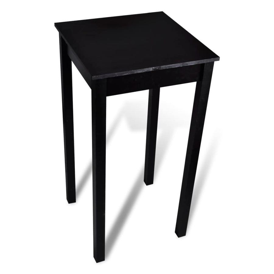 Bartafel Met Barkrukken Zwart 2 55 cm