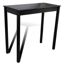 Bartafel Met Barkrukken Zwart 2 115 cm