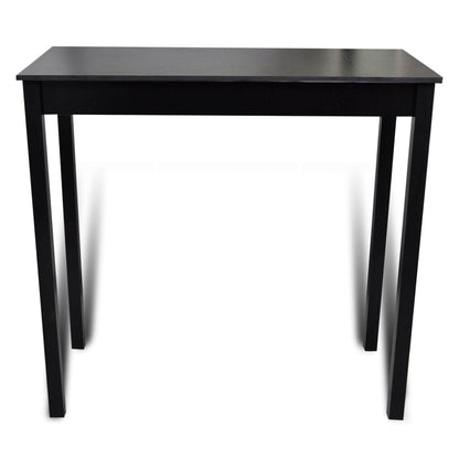 Bartafel Met Barkrukken Zwart 2 115 cm