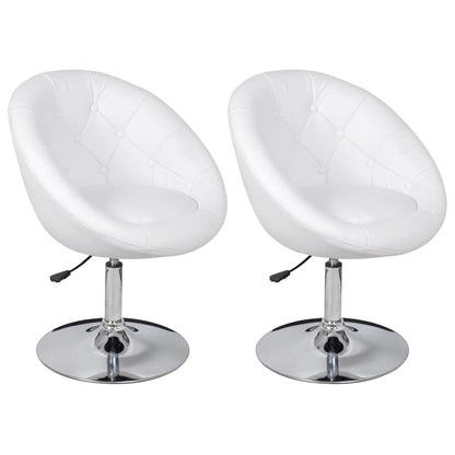 Barstoelen Kunstleer 2 Wit
