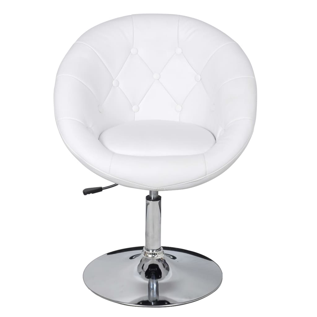 Barstoelen Kunstleer 2 Wit