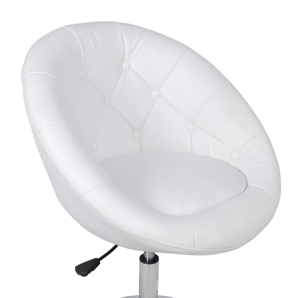 Barstoelen Kunstleer 2 Wit
