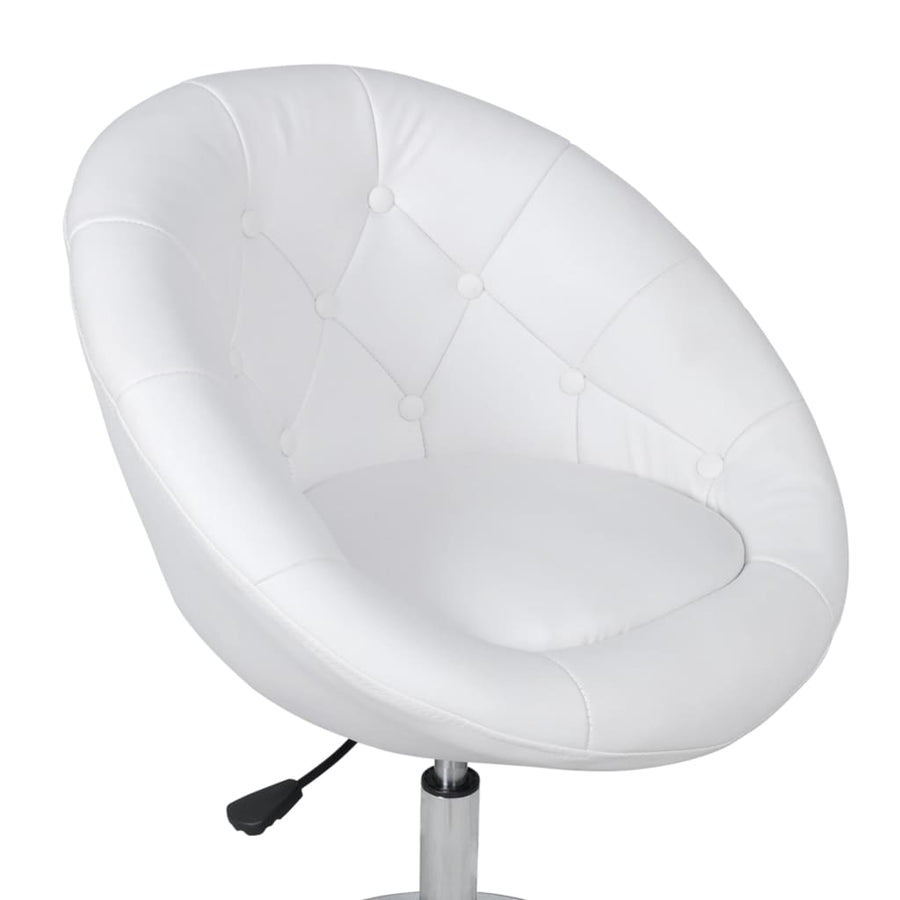 Barstoelen Kunstleer 2 Wit