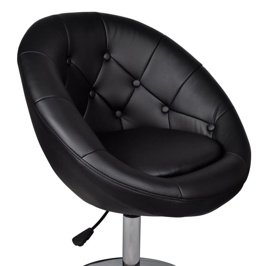 Barstoelen Kunstleer 2 Zwart