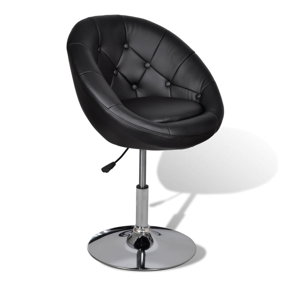 Barstoelen Kunstleer 2 Zwart