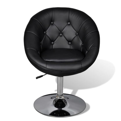 Barstoelen Kunstleer 2 Zwart