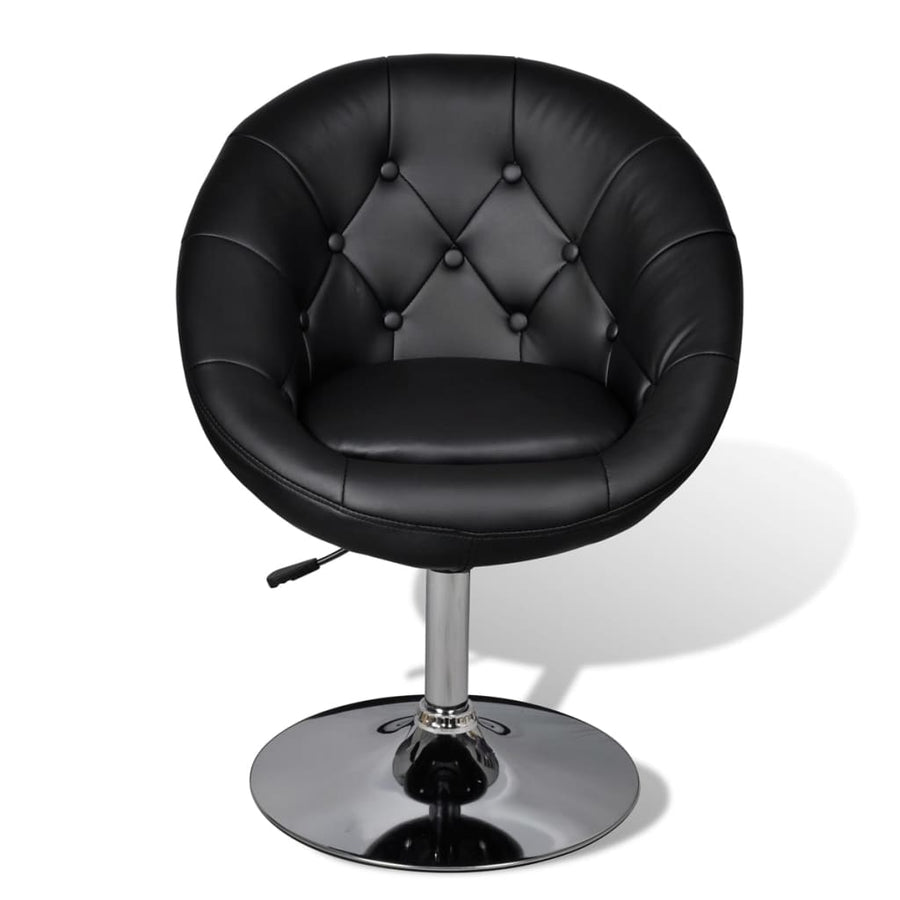 Barstoelen Kunstleer 2 Zwart