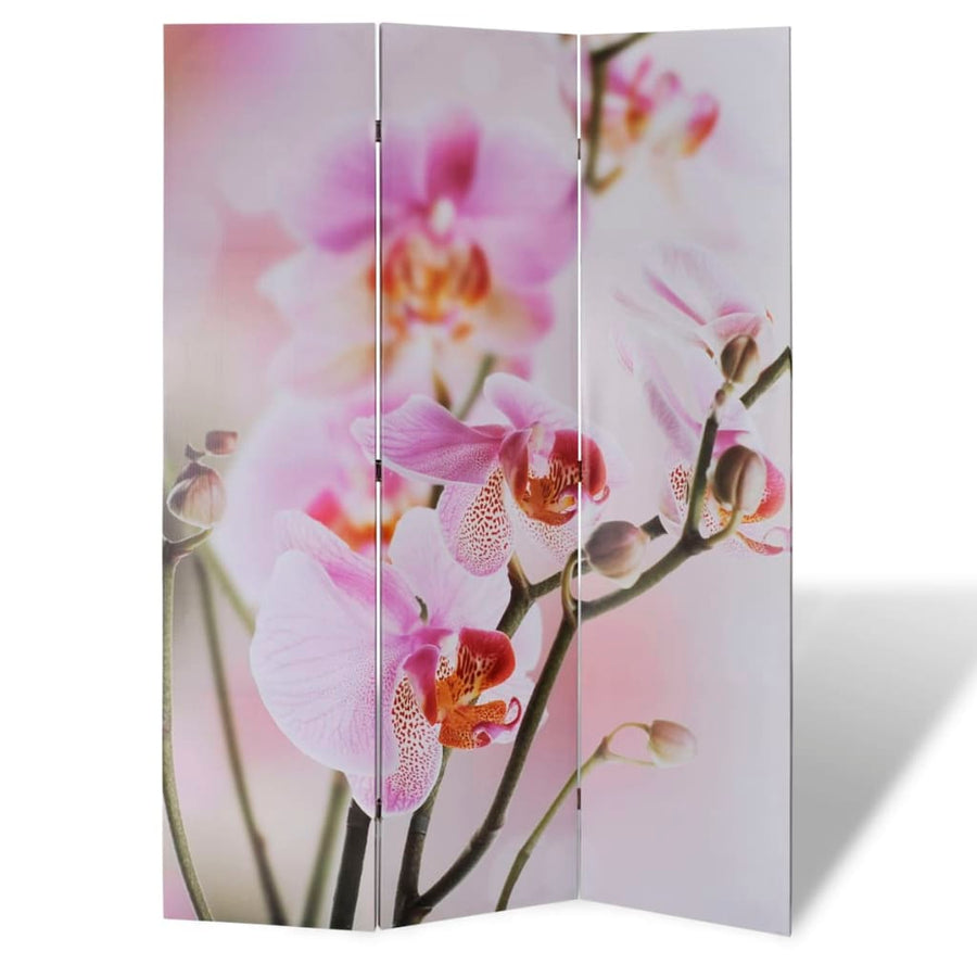 Kamerscherm Inklapbaar Bloem 120X170 Cm 3 Roze