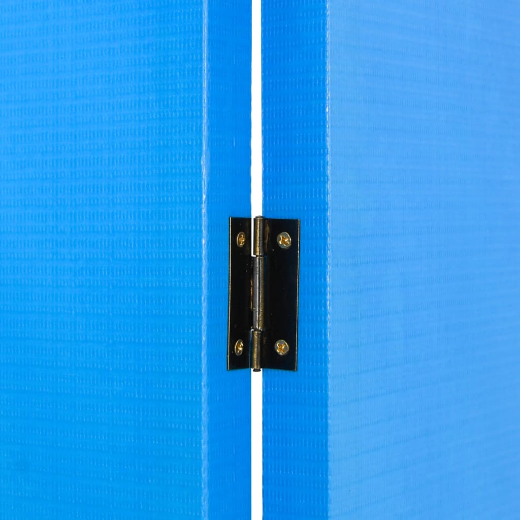 Kamerscherm Inklapbaar Strand 160X170 Cm 4 Blauw