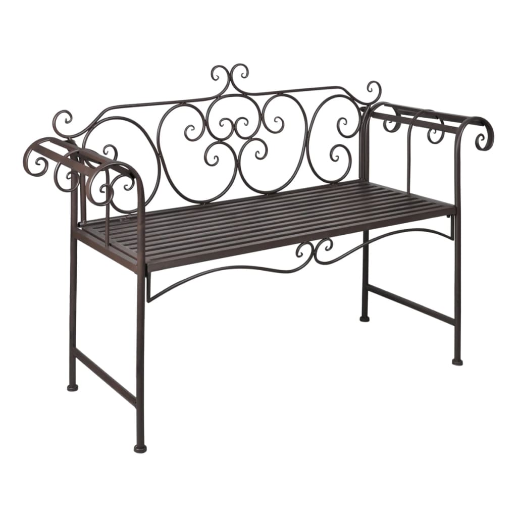 Tuinbank 32 Cm Staal Antiek Bruin