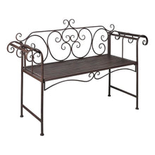 Tuinbank 32 Cm Staal Antiek Bruin