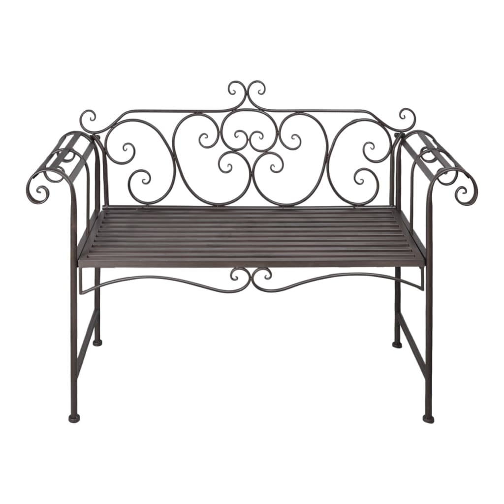 Tuinbank 32 Cm Staal Antiek Bruin