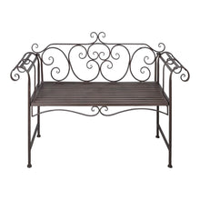 Tuinbank 32 Cm Staal Antiek Bruin