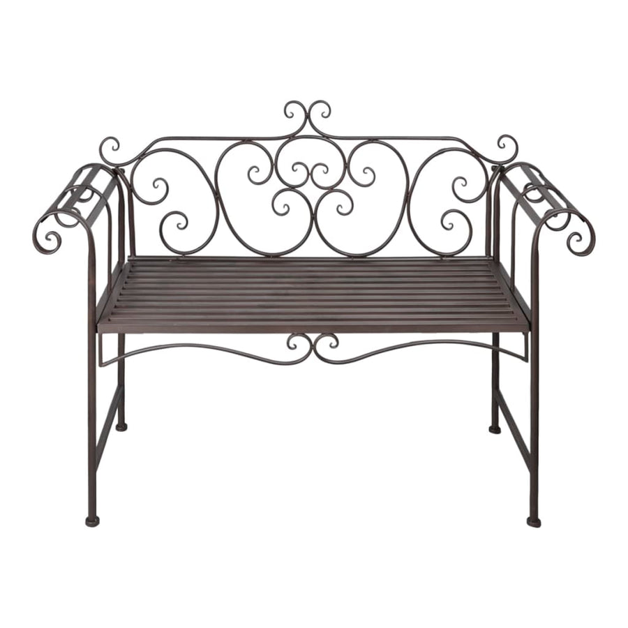 Tuinbank 32 Cm Staal Antiek Bruin
