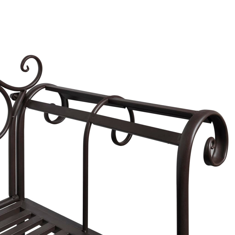 Tuinbank 32 Cm Staal Antiek Bruin