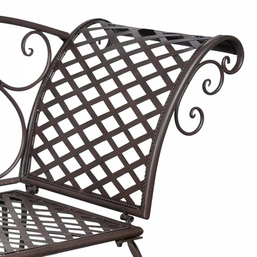 Chaise Longue 28 Cm Staal Antiek Bruin
