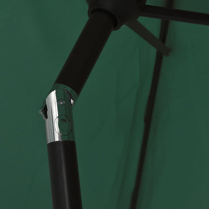 Parasol Met Stalen Paal 3 M Groen