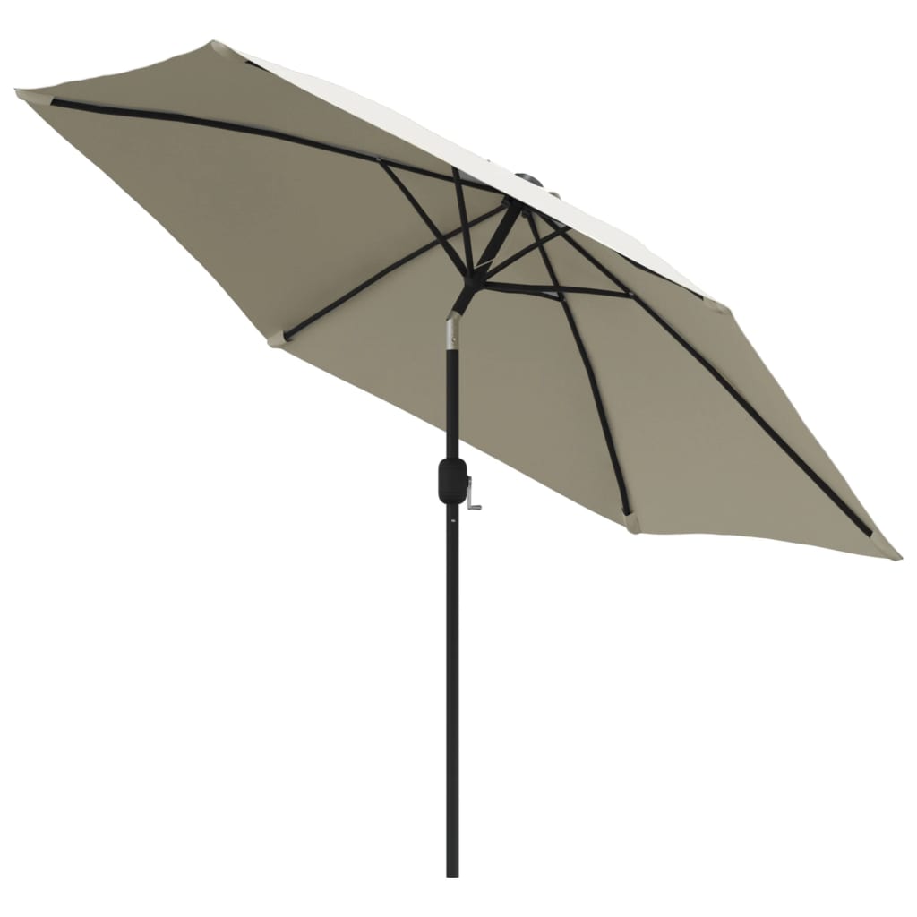 Parasol Met Stalen Paal 3 M Zand Wit