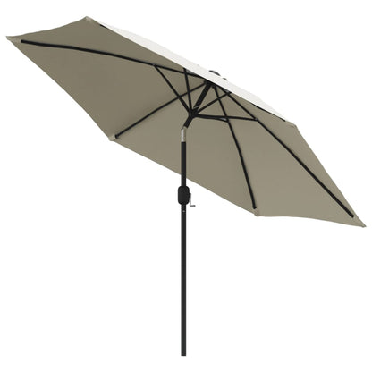 Parasol Met Stalen Paal 3 M Zand Wit