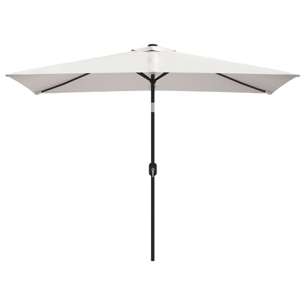 Parasol Vierhoekig Zand 200 X 300 Cm Wit