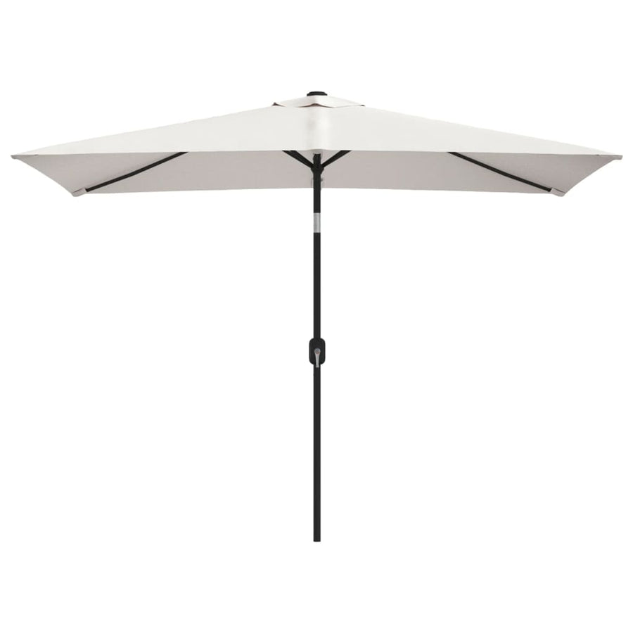 Parasol Vierhoekig Zand 200 X 300 Cm Wit