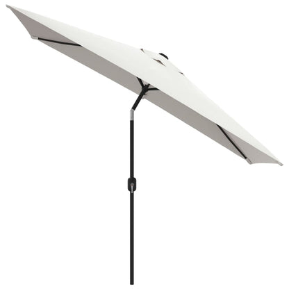 Parasol Vierhoekig Zand 200 X 300 Cm Wit