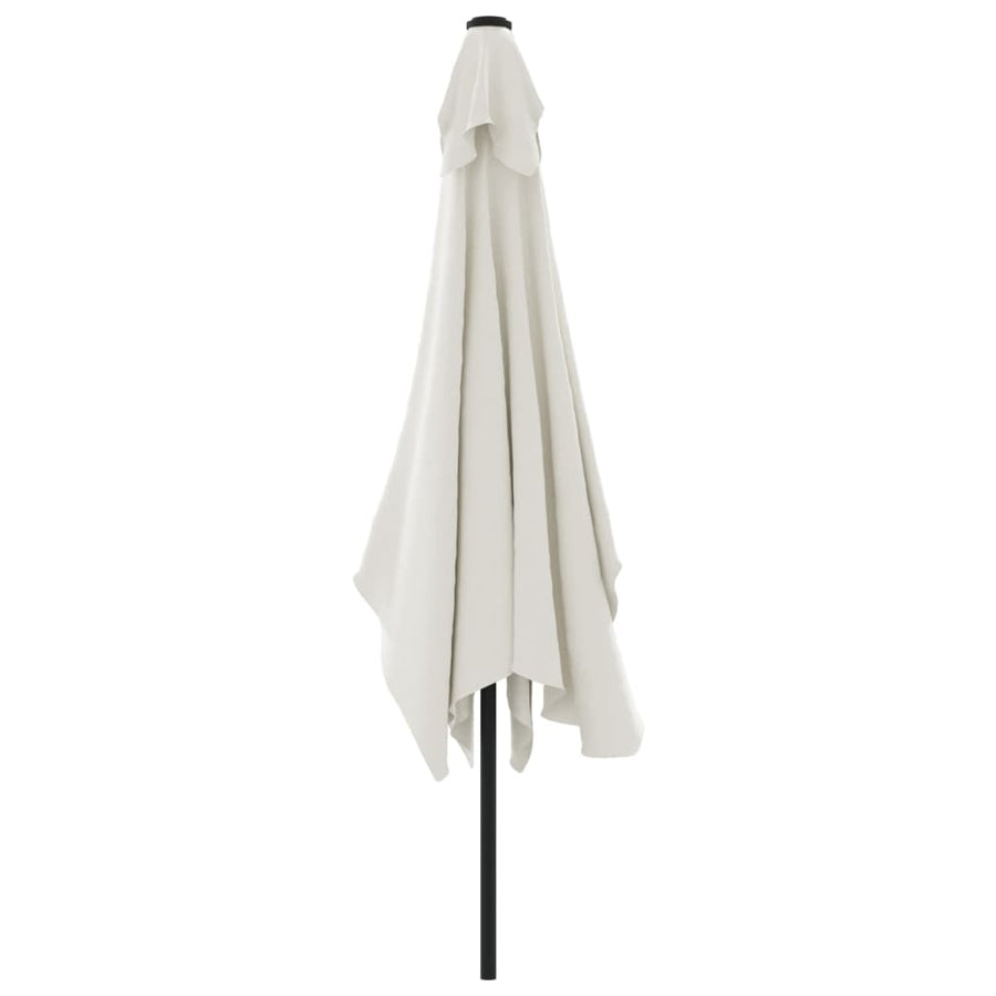 Parasol Vierhoekig Zand 200 X 300 Cm Wit