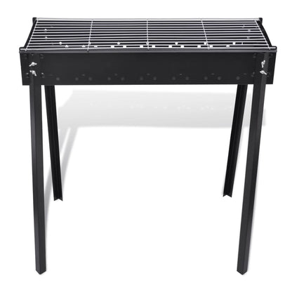 Houtskoolbarbecue Staand Vierkant 75X28 Cm