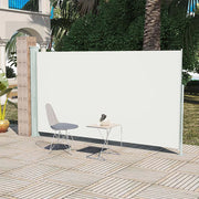 Uittrekbaar windscherm 160x300 cm crèmekleurig