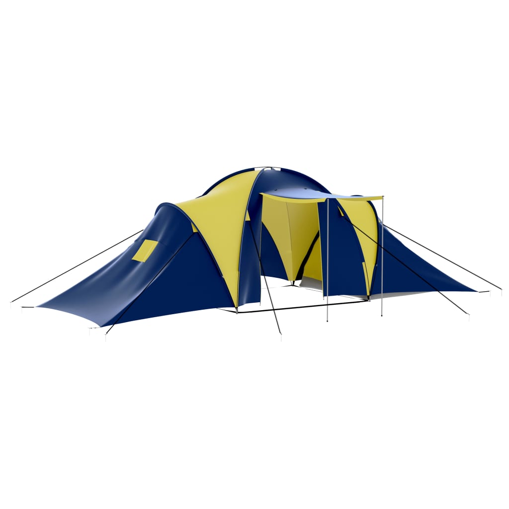 Tent -Persoons Polyester Blauw en geel