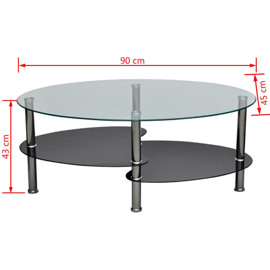 Salontafel Met Exclusief Ontwerp Zwart