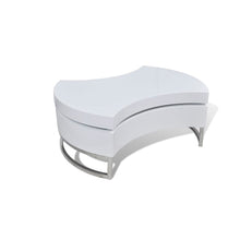 Salontafel Met Aanpasbare Vorm Hoogglans Wit