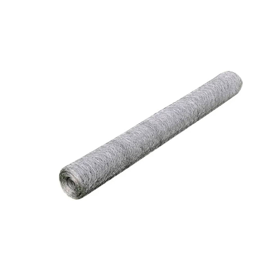Kippengaas 25X0,5 M Gegalvaniseerd Staal Kleurig Zilver 0.5 m