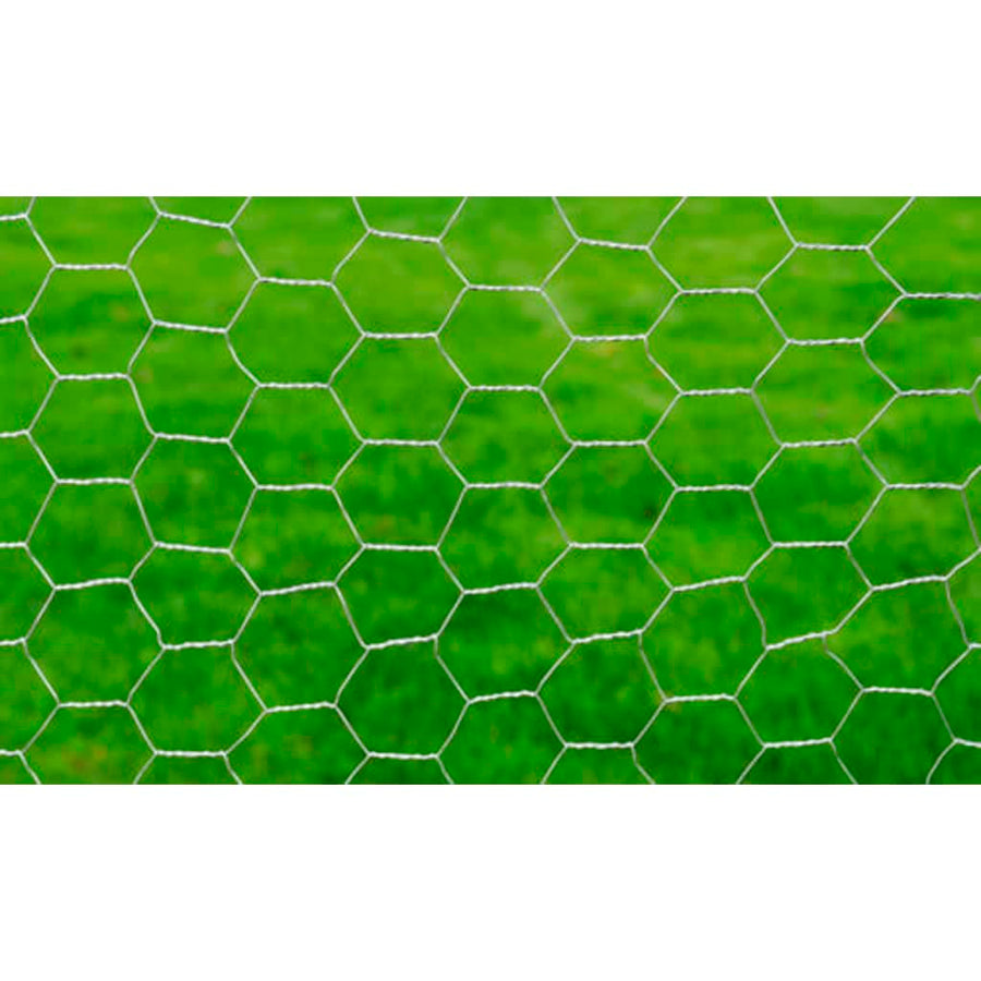 Kippengaas 25x1 m gegalvaniseerd staal zilverkleurig 1 m