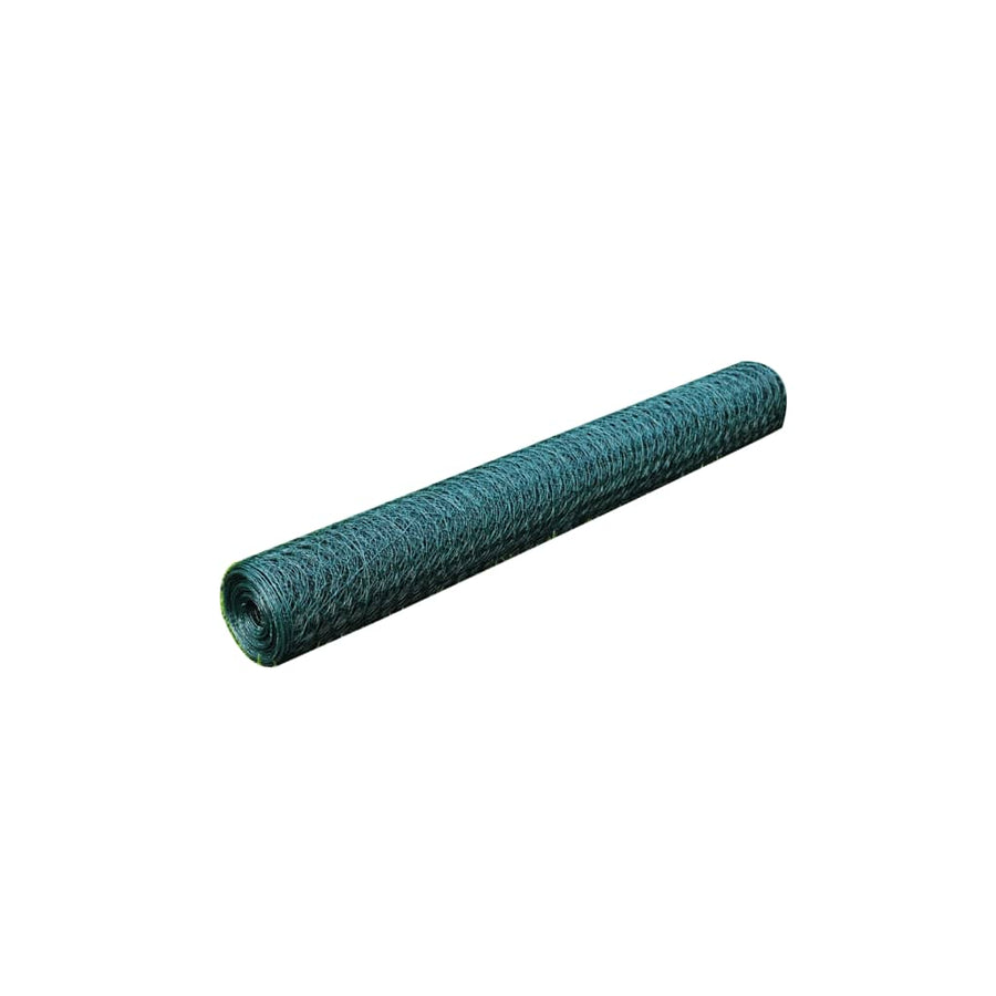 Kippengaas 25X0,5 M Met Pvc Coating Groen