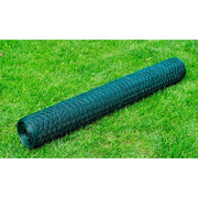 Chicken Wire 25x0.5 m with PVC Coating Green