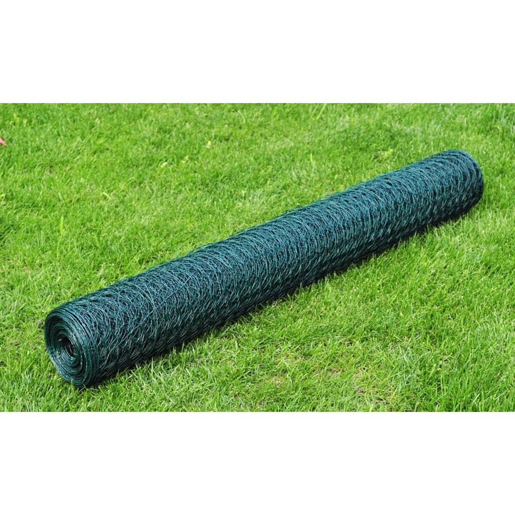 Kippengaas 25X Met Pvc-Coating 1 m