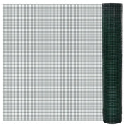 Chicken wire 25x1 m galvanized steel with PVC coating green