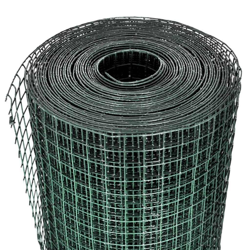 Kippengaas X25 M Gegalvaniseerd Staal Groen 25 x 25 mm 25 x 1 m