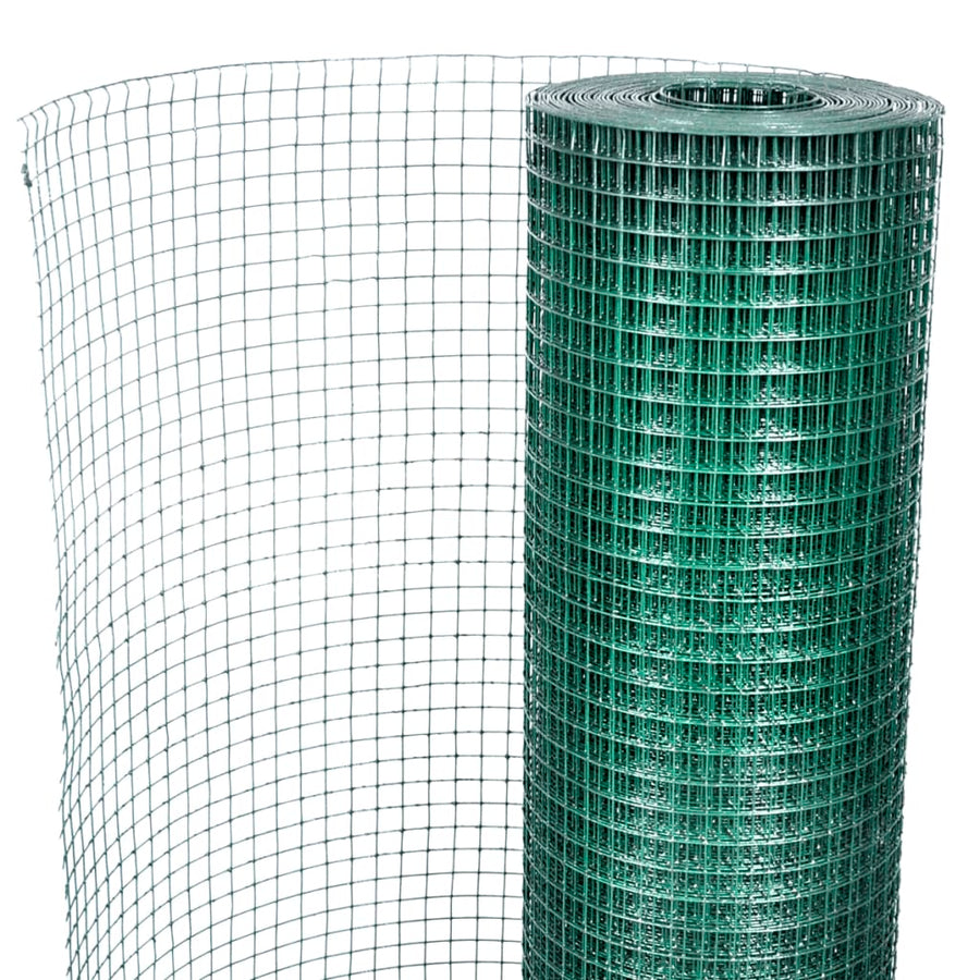 Kippengaas 1X25 M Gegalvaniseerd Staal Groen