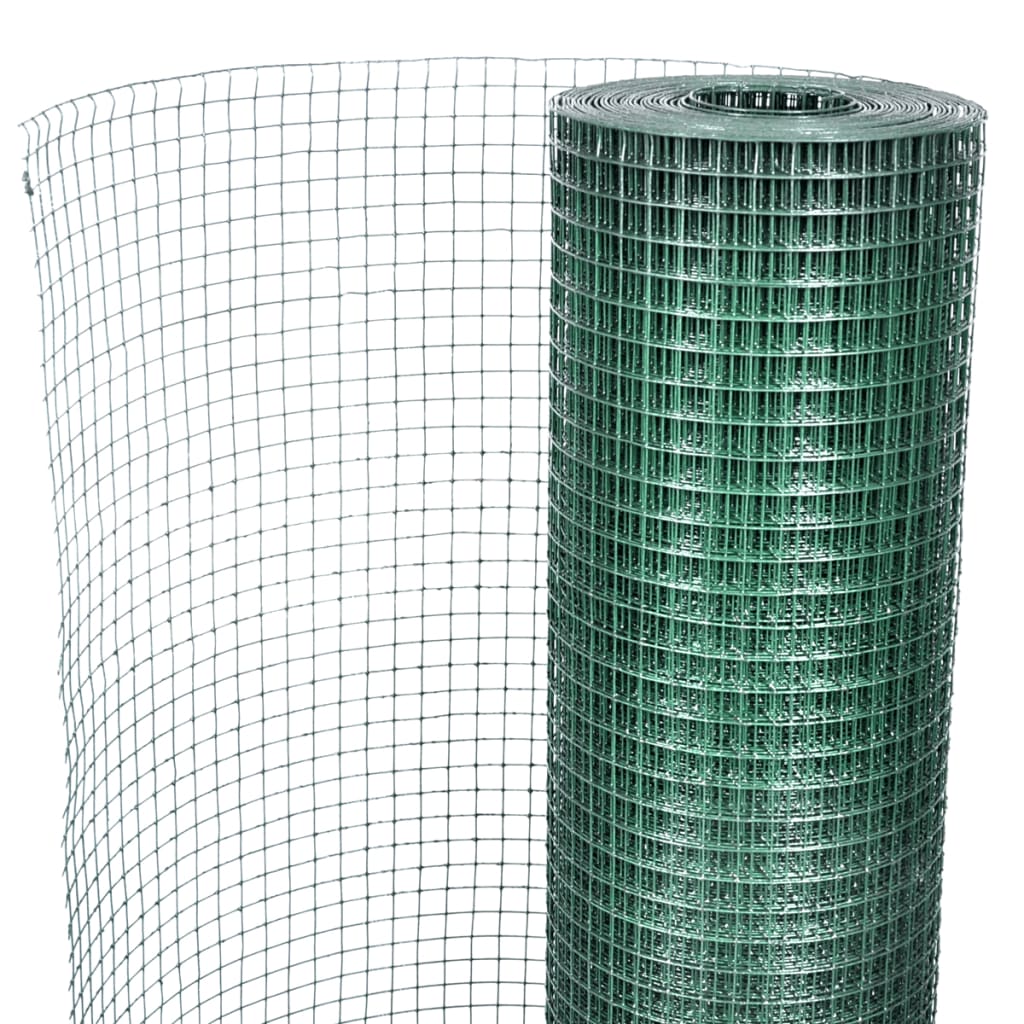 Kippengaas X25 M Gegalvaniseerd Staal Groen 25 x 25 mm 25 x 1 m
