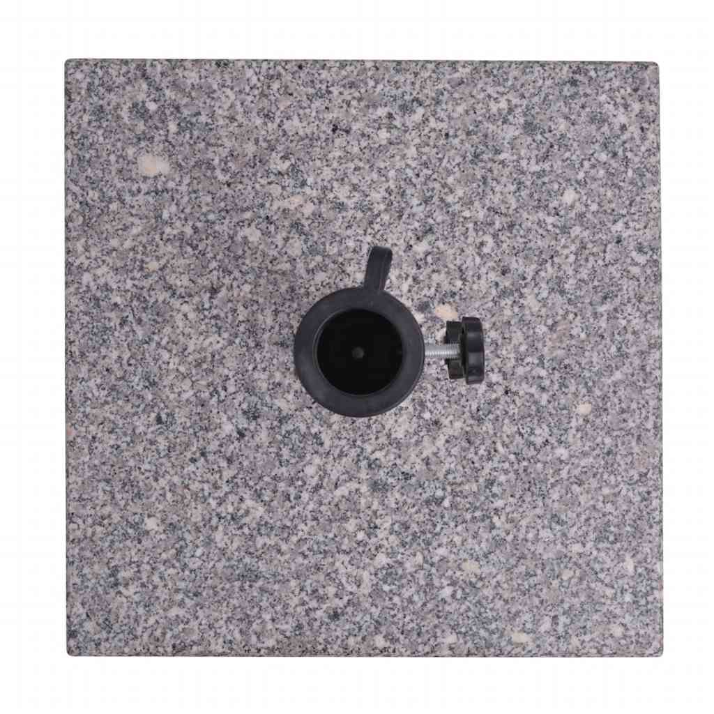 Parasolvoet Graniet Vierkant 1 20 kg Grijs