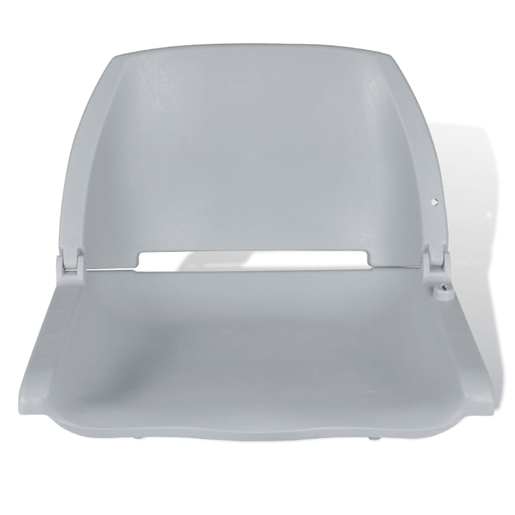 Grijze Opklapbare Bootstoel Zonder Kussen 4 X 5 X 48 Cm 1 Grijs