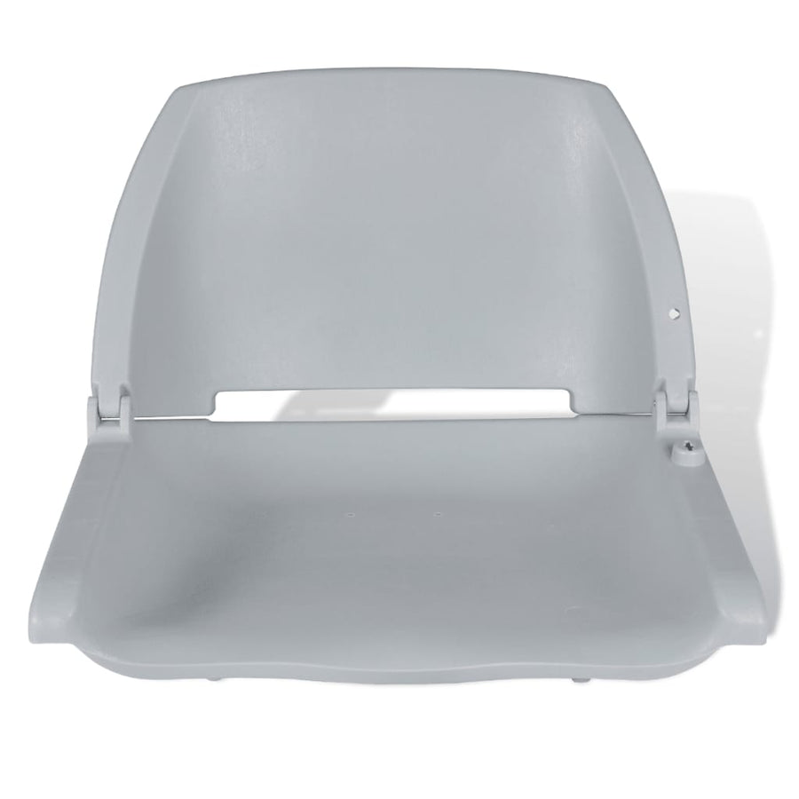 Grijze Opklapbare Bootstoel Zonder Kussen 4 X 5 X 48 Cm 1 Grijs