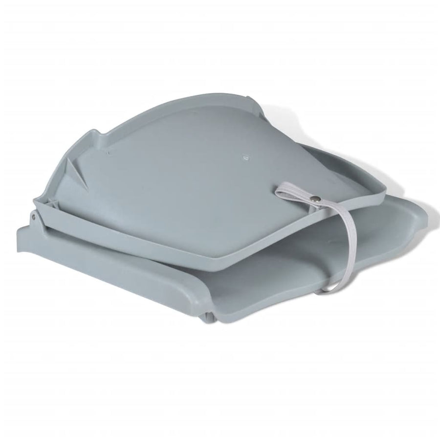 Grijze Opklapbare Bootstoel Zonder Kussen 4 X 5 X 48 Cm 1 Grijs