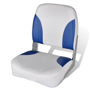 Bootstoel inklapbaar blauw-wit 41x36x48 cm