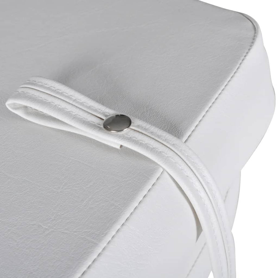Opklapbare Bootstoel Met Blauw-Wit Kussen 4 X 36 X 48 Cm 1