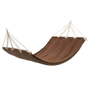 Hangmat 210x150 cm bruin katoen polyester
